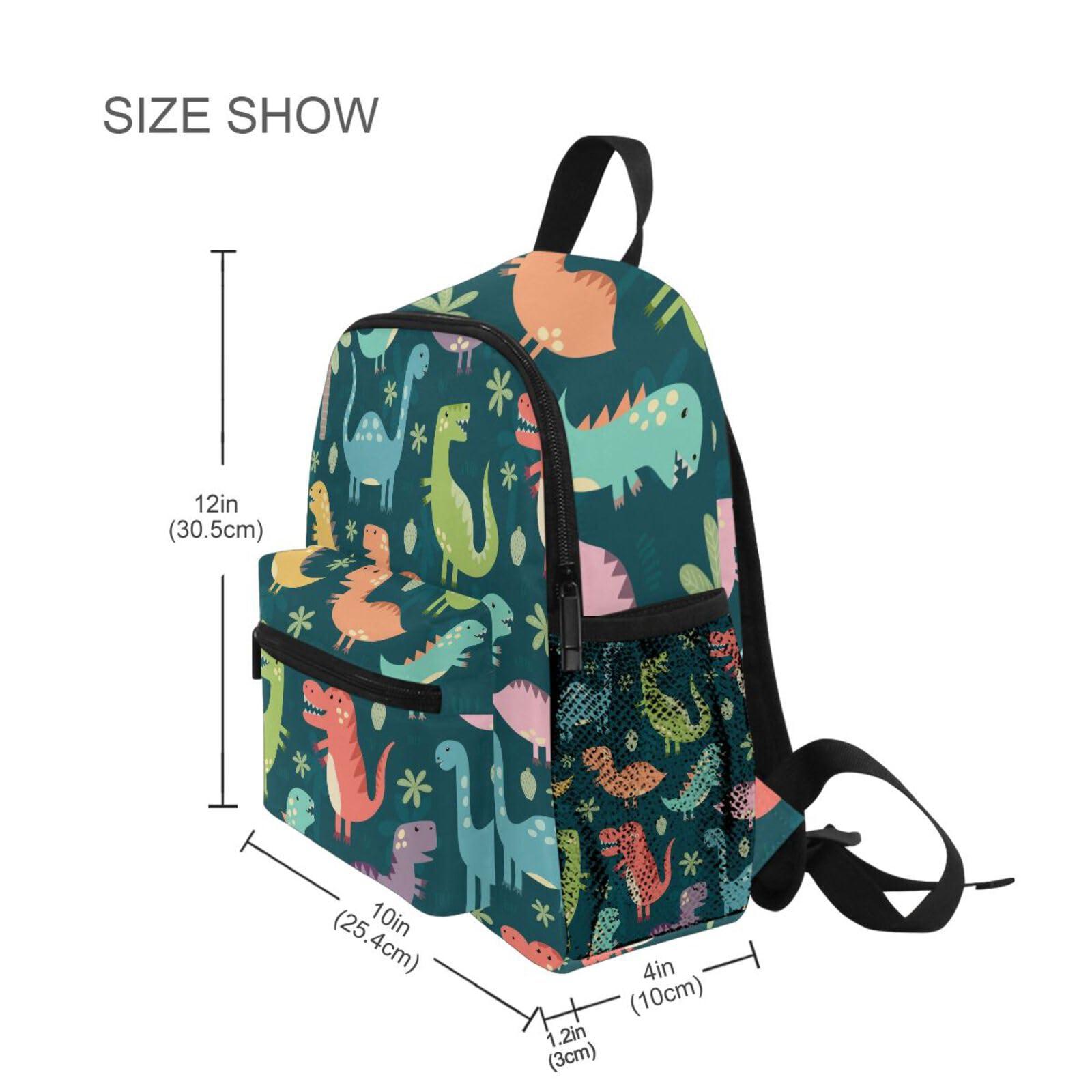 ALAZA Cute Kid's Back Pack Funny Dinosaur Todder Backpack lightweight Preschool Kindergarten Book Bag Practical and Durable Daycare Bag for Travel,Toys - Image 6