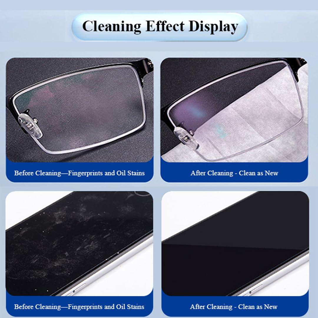 Pre-Moistened Lens Cleaning Wipes 300 Count - Streak-Free Eyeglass Cleaner for Glasses, Sunglasses, Camera Lenses & Screens, Alcohol-Free & Anti-Static, Travel-Friendly Individual Packets - Image 4