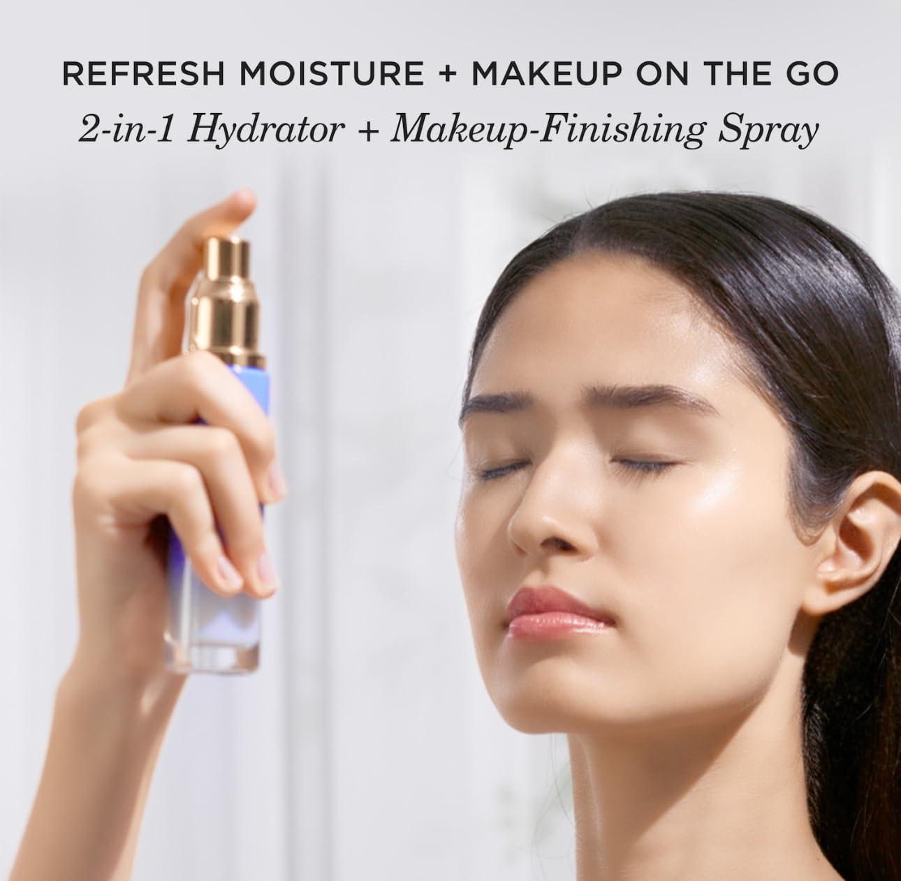 Tatcha Luminous Dewy Skin Mist | 2-in-1 Hydrator & Finishing Spray with Hyaluronic Acid for a Dewy Glow | 1.35 oz - Image 4