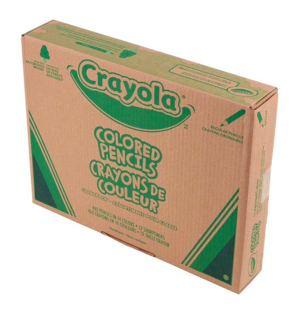 Crayola Colored Pencil Classpack (462ct), Bulk Colored Pencils, 14 Assorted Colors, School Supplies for Teachers, Ages 3+ - Image 6