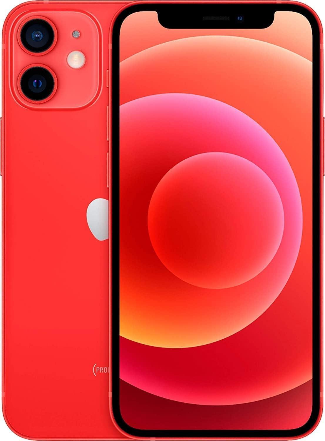 Apple iPhone 12 Mini, 64GB, Red - Unlocked (Renewed)