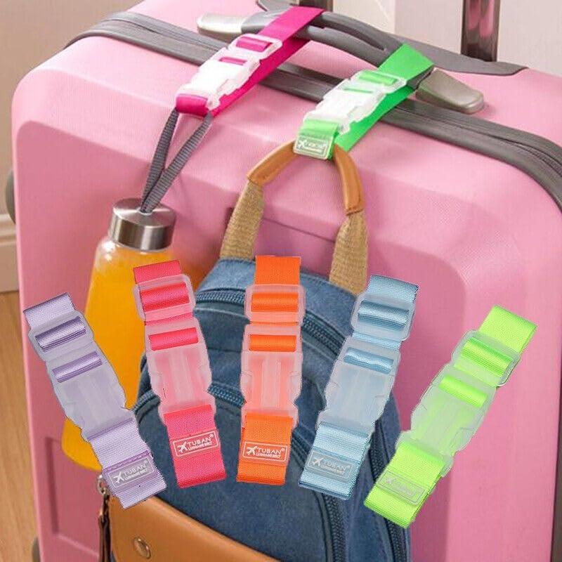 Luggage Carrying Clip Buckle, Add a Bag Luggage Straps Jacket Gripper Heavy Duty Luggage Straps for Suitcases, Travel Belt, Suitcase Strap - Image 5