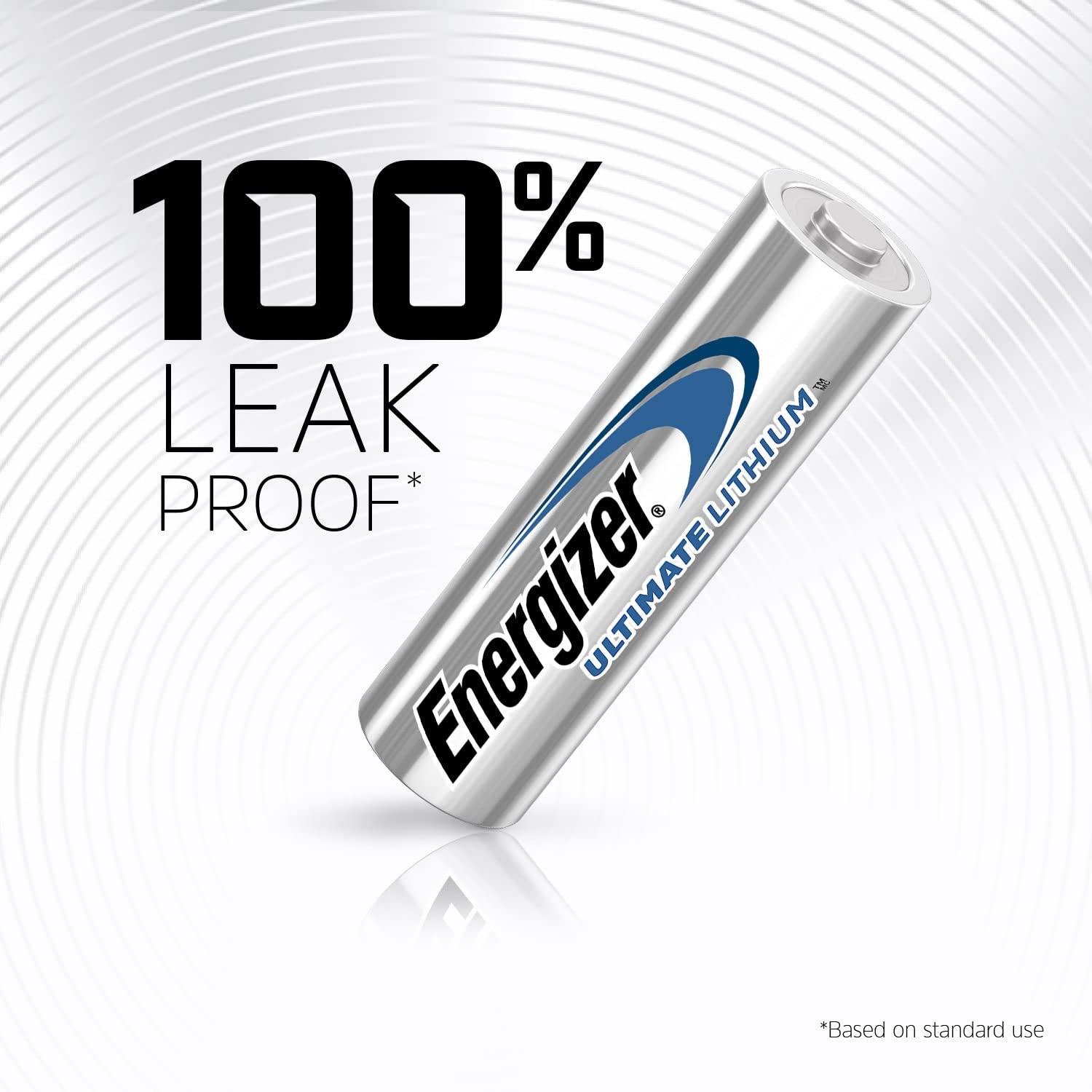 Energizer Ultimate Lithium AA Batteries Pack, 1.5V AA Batteries, 24 Count - Image 8