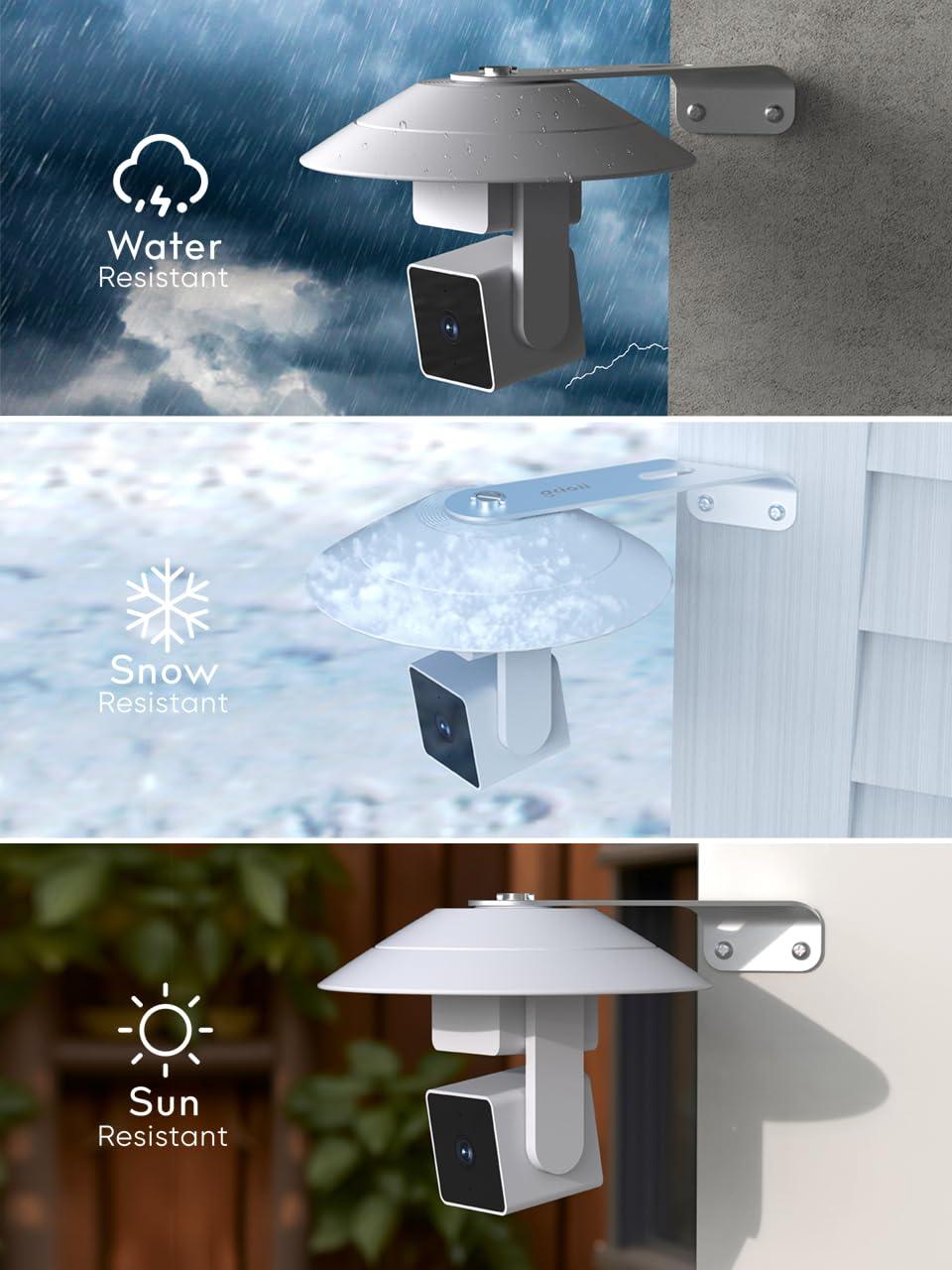 Gcioii 2 Pack Wall Mount for WYZE Cam Pan V3,Weatherproof Cover and Outside Corner Accessories,Reduce Blind Spots (White,Camera not Included) - Image 4