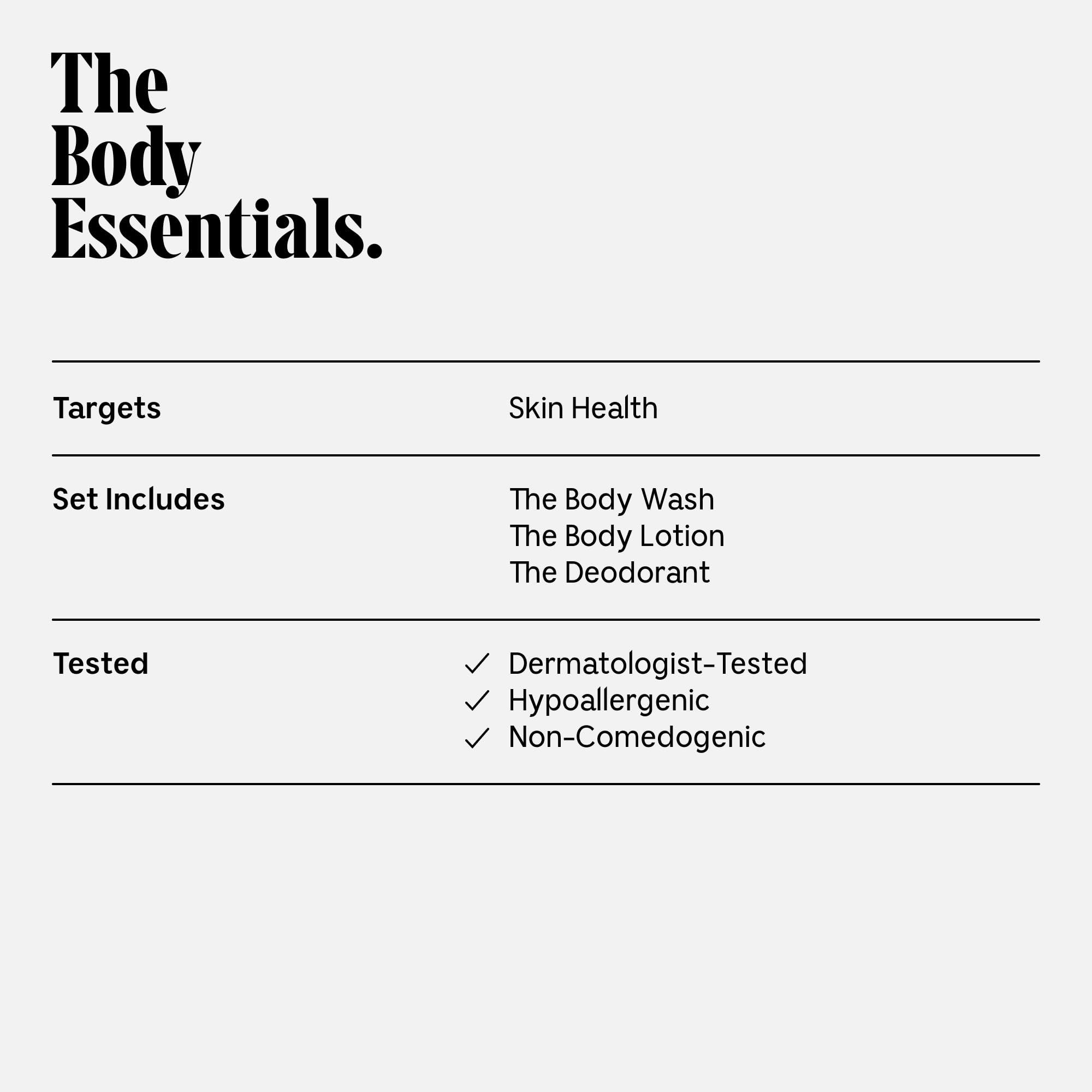 Nécessaire Eucalyptus Body Essentials Set – Travel-Size Body Wash, Body Lotion + Deodorant | For Women + Men | Dermatologist-Tested. Hypoallergenic. Vegan | Aluminum-Free Deodorant - Image 6