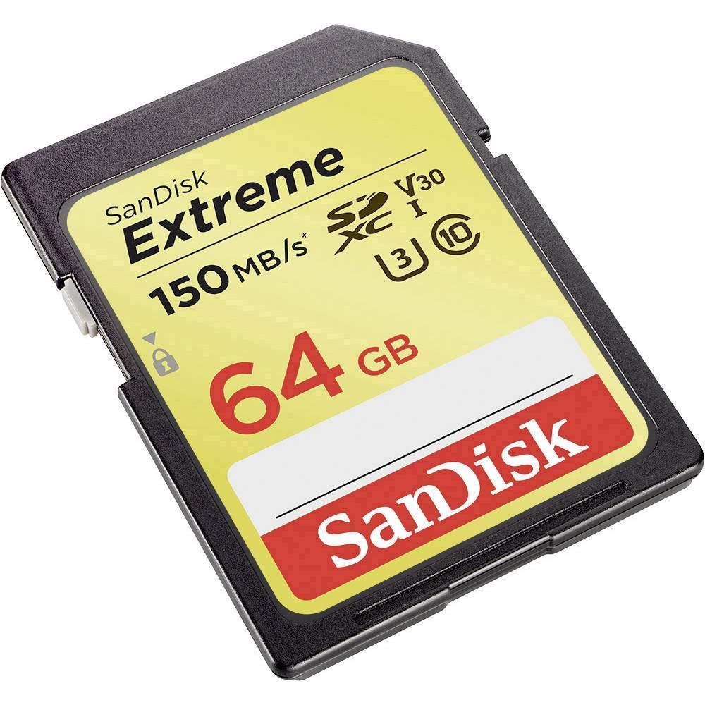 SanDisk 64GB Extreme SDXC UHS-I Memory Card - 150MB/s, C10, U3, V30, 4K UHD, SD Card - SDSDXV6-064G-GNCIN - Image 5