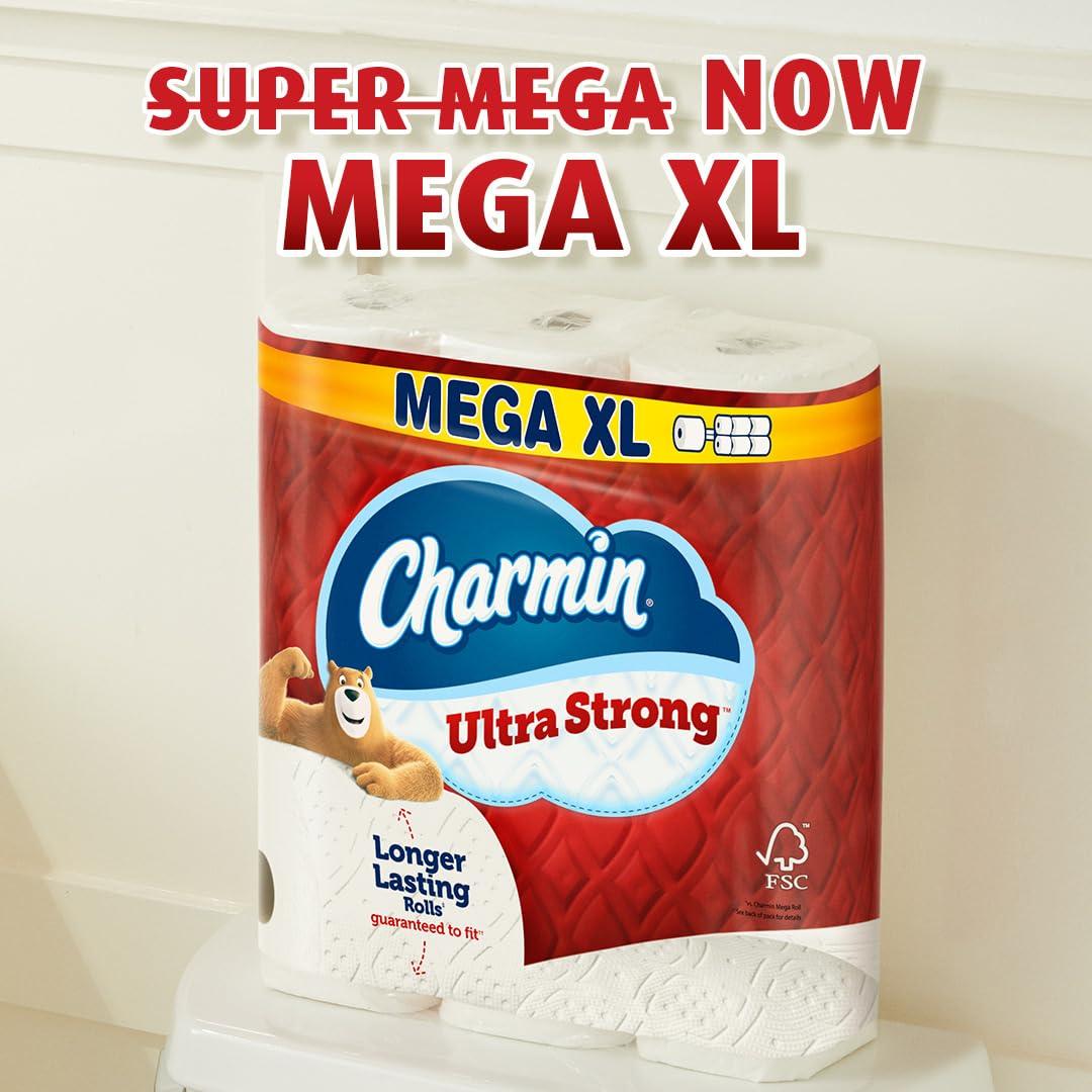 Charmin Ultra Strong Toilet Paper, 18 Mega XL Rolls = 108 Regular Rolls - Image 11