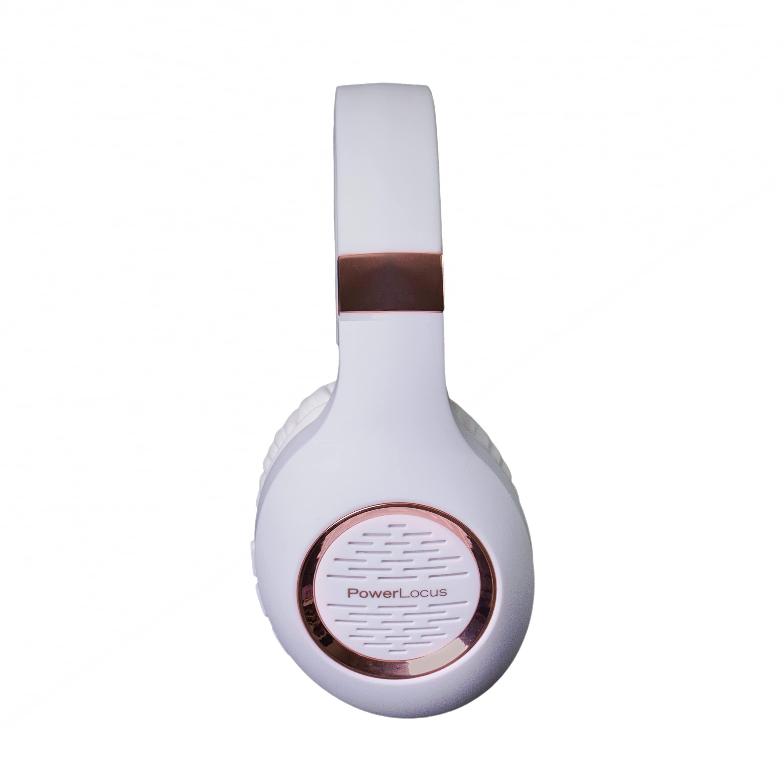 Bluetooth Headphones Over-Ear, PowerLocus Wireless Headphones, Hi-Fi Stereo Deep Bass, Soft Earmuffs Foldable Headphone with Built-in Microphone, Wireless and Wired Headset for Cell Phones,Tablets, PC - Image 2