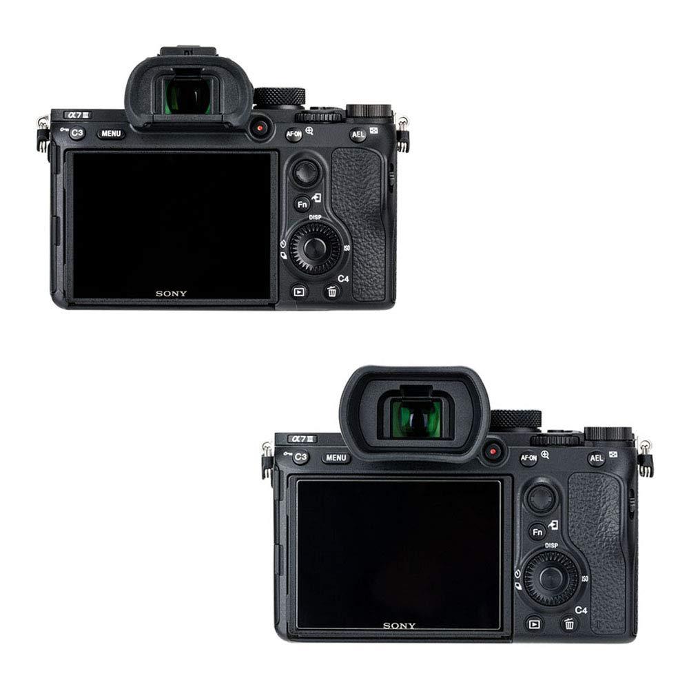 2 Packs Eyecup Eyepiece Eyeshade for Sony a7III a7II a7 a7R IV a7R II a7R III a7S II a9 a58 a99 II Viewfinder Replaces Sony FDA-EP18 FDA-EP16 FDA-EP15 Eye Cup - Image 7