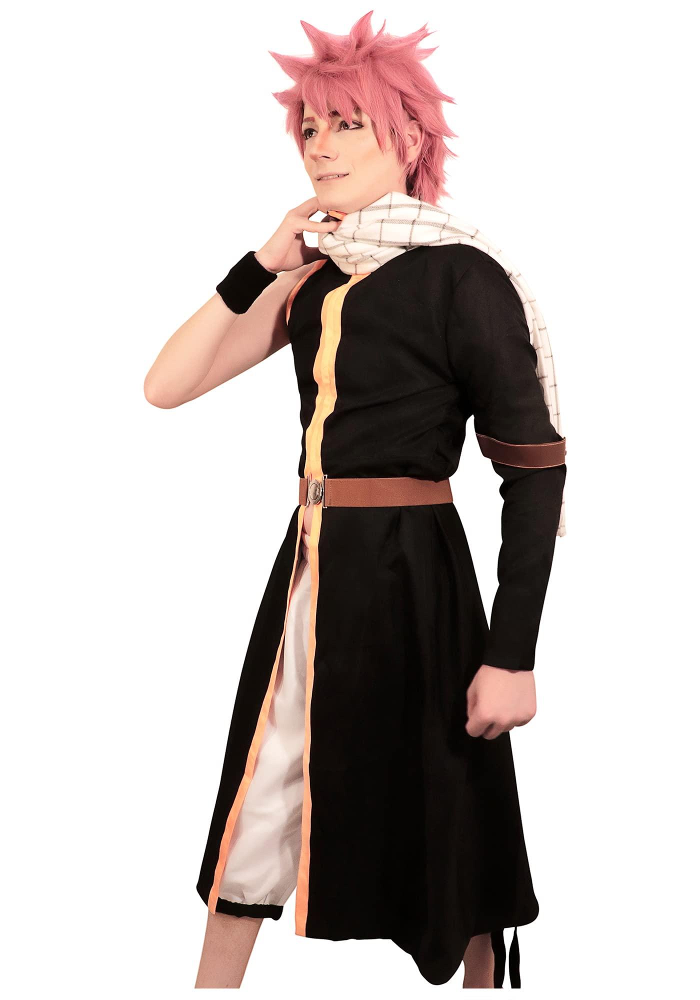 DAZCOS US Size Men's Anime Cosplay Halloween Costume With Scarf Wrister - Image 3