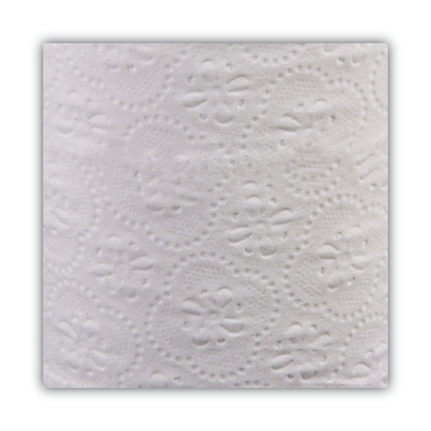 Boardwalk B6145 2-Ply Standard Septic Safe 3 in. x 4 in. Toilet Tissue - White (96/Carton) - Image 4