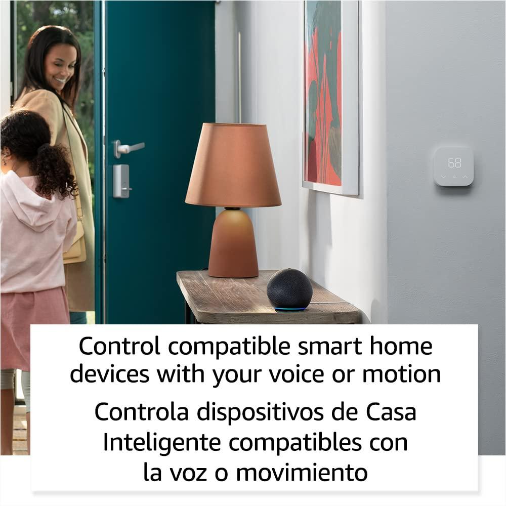 Echo Dot (5th Gen, 2022 release) | International Version with EU Power Adaptor | Smart speaker with Alexa | Charcoal - Image 4