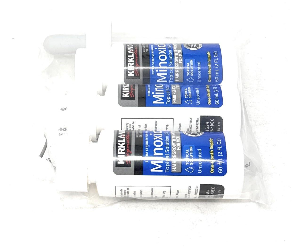 Minoxidil-5% Extra Strength Hair Regrowth for Men, 3 Count, 2 Ounce Bottles - Image 5