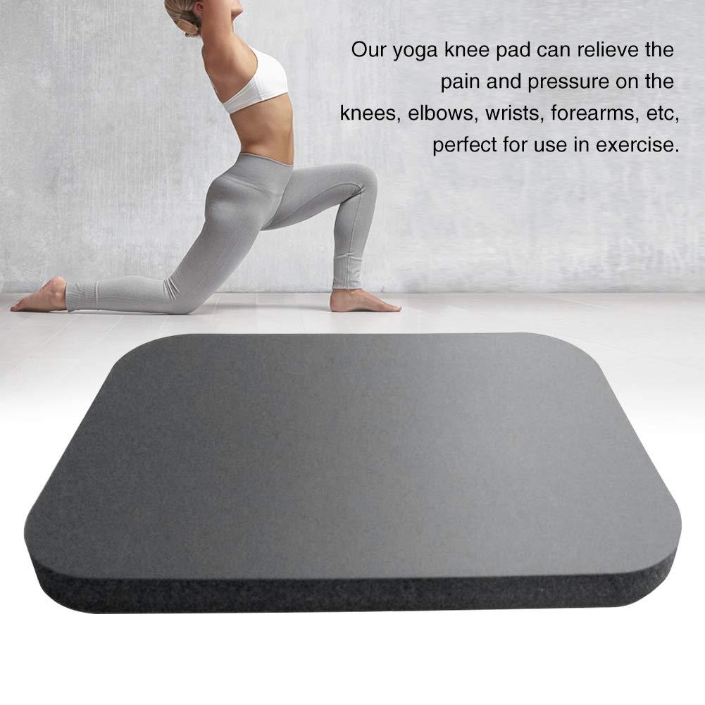 KASCLINO Yoga Knee Pad, Exercise Fitness Yoga Knee Pad Cushion, Foam Floor Exercise Pilates Non-Slip Cushions Wrist Elbow Yoga Knee Pad Sports Mat for Baby Bath, Yoga, Pray, Exercise(Black) - Image 5