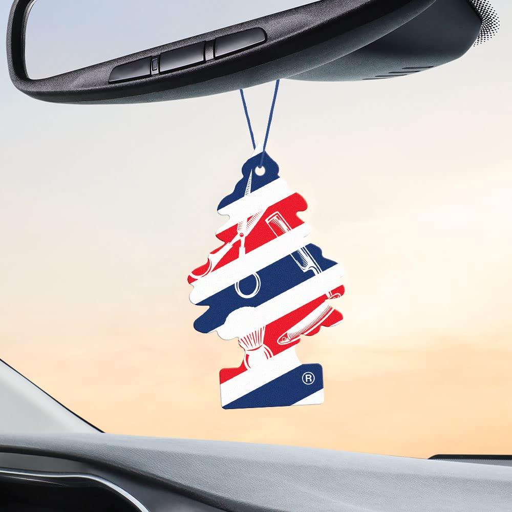 LITTLE TREES Air Fresheners Car Air Freshener. Hanging Tree Provides Long Lasting Scent for Auto or Home. Fresh Shave, 24 Air Fresheners - Image 5