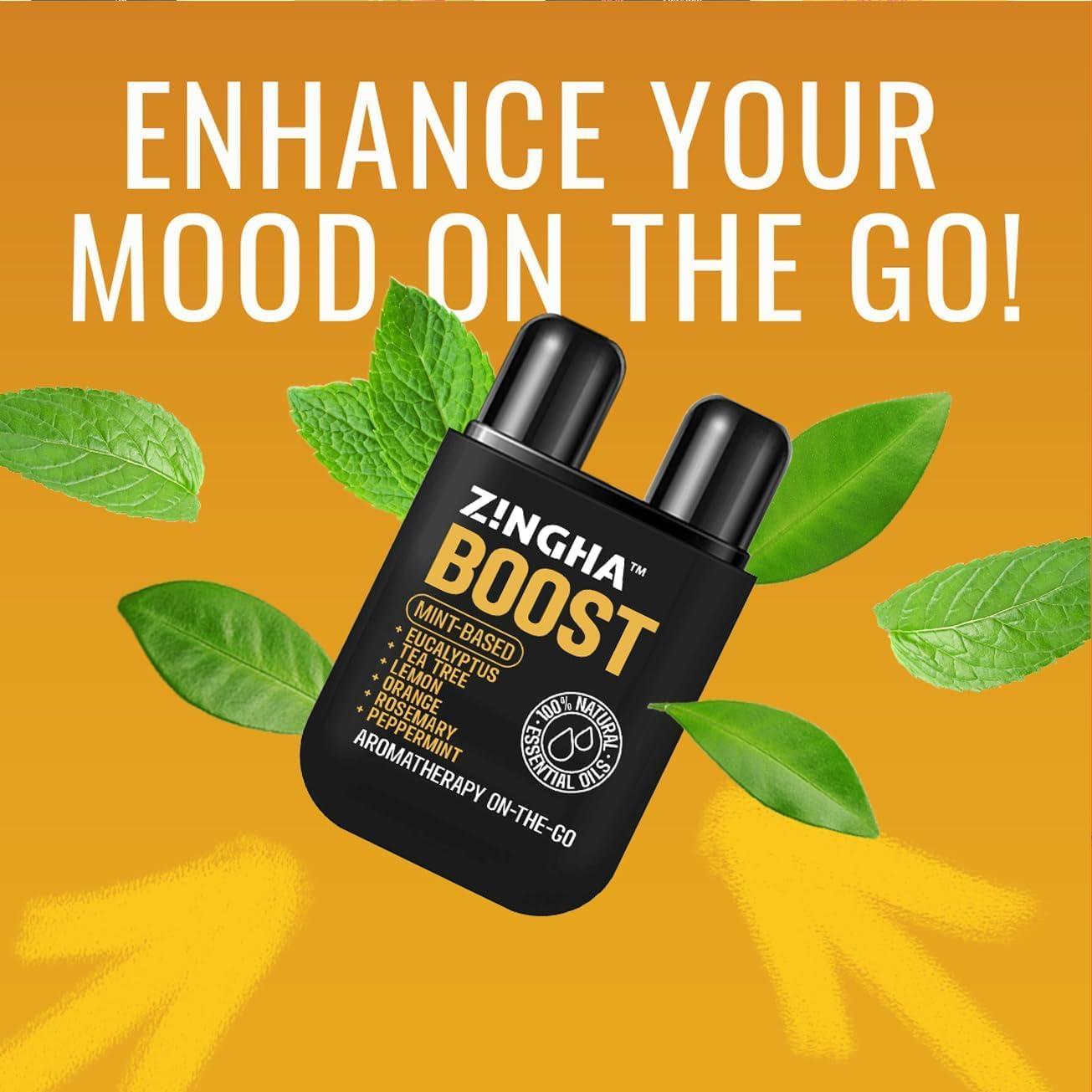 Z!NGHA Natural Aromatherapy Nasal Stick – Boost Focus & Enhance Breathing | Portable Sinus Relief & Relaxation Nasal Inhaler Stick | Intake Breathing Essential Oil Blend for Stress and Congestion - Image 9