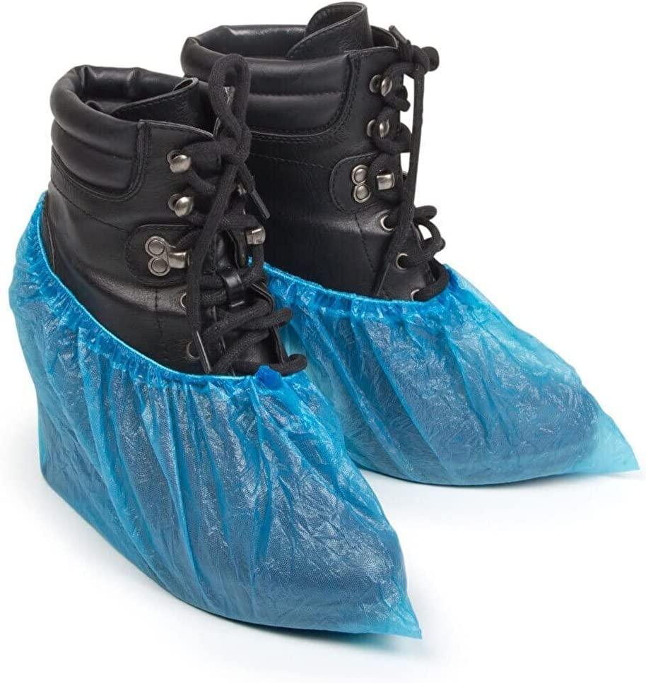 Shoe Covers Disposable 1000 PCS (500 Pairs) Reusable Boot Covers Waterproof, Durable for Real Estate, Travel, Construction, Workplace, Medical, Rain, Floor, One Size Fits Most, Hygienic Carpet Blue - Image 6