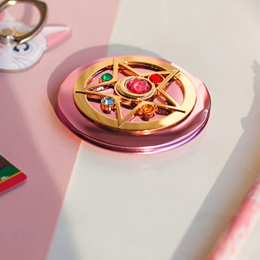Makeup Compact Mirrors, Personal Portable Travel Handheld Foldable Double Sided Mirror - Image 7