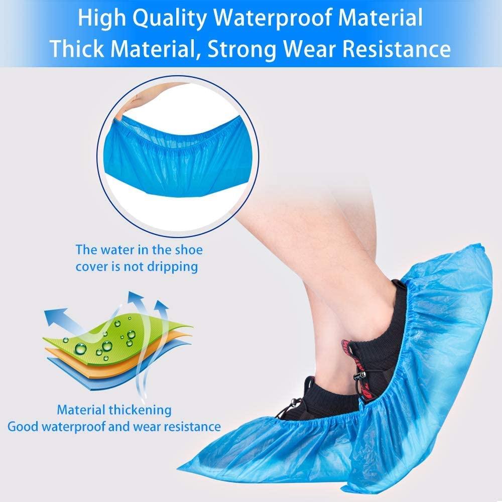 Disposable Shoe & Working Boot Covers Waterproof Durable Non-Slip Resistant Polypropylene for Offices Indoor Carpet Protection Universal Size by P&P Medical Surgical 100 (50 pairs) - Image 3