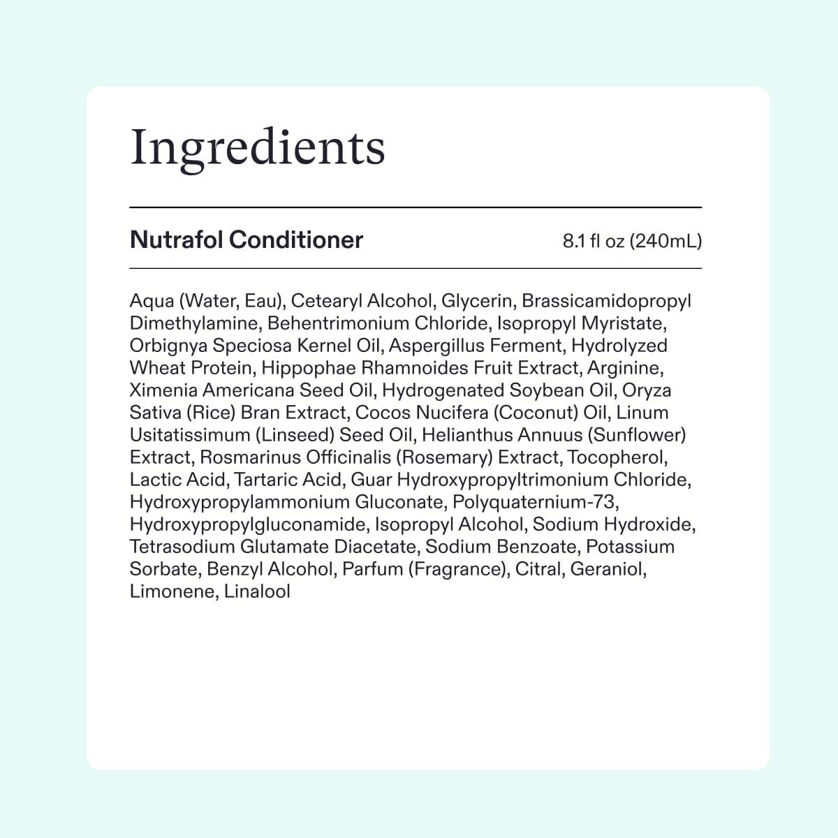 Nutrafol Conditioner, Physician-formulated for Thinning Hair, Moisturizing, Strengthening and Color Safe, Lightweight Protection - Image 6