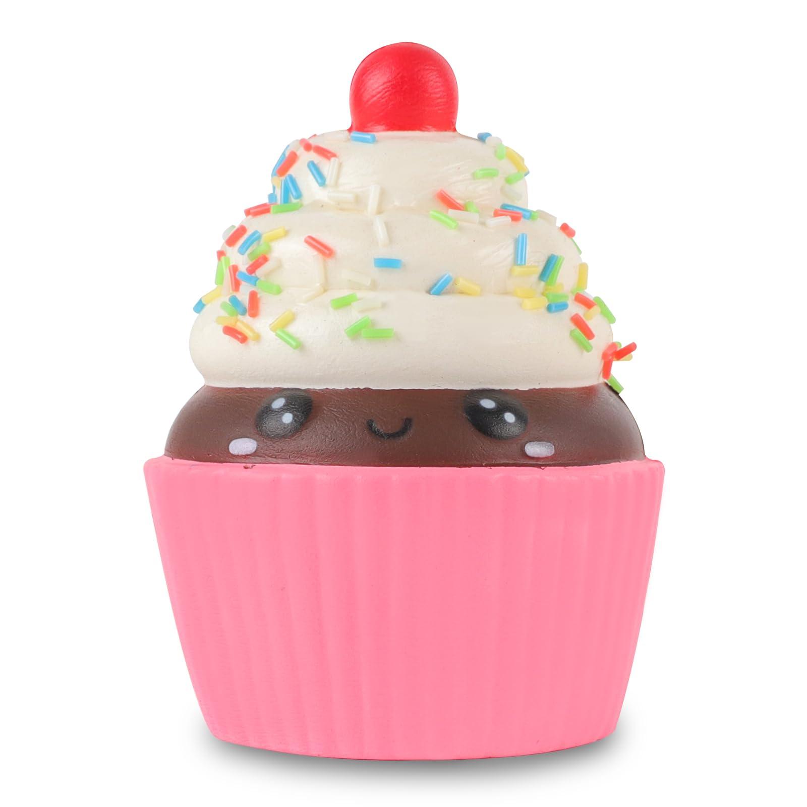 Anboor Squishies Cake Slow Rising Squish Toy for Kids Soft Ice Cream Cake Scented Stree Relief Realistic Food Cute Squeeze Squish Toy - Image 6