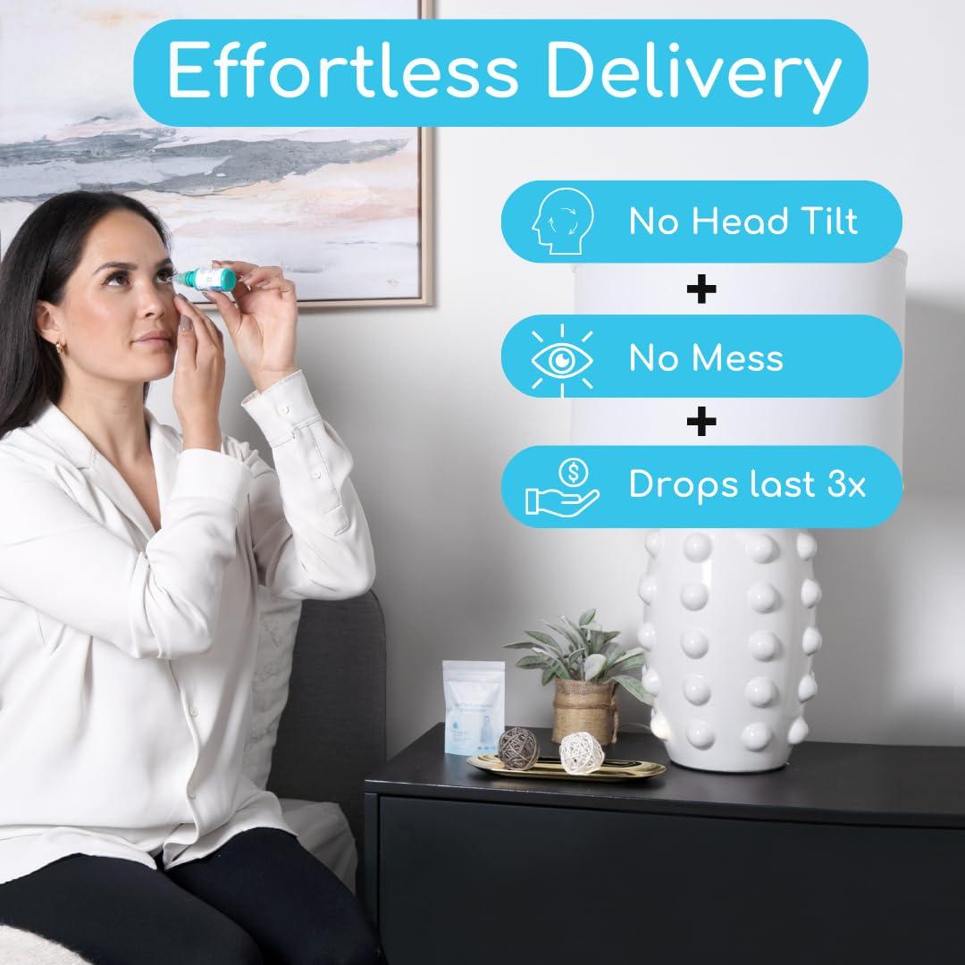 Precision Dropper - Eye Drop Assist Device – Mess-Free Eyedrop – No Head Tilt, Less Flinching, and Comfortable use - Compatible with Most Bottles - Eyedropper Dispenser (1-Pack) - Image 3