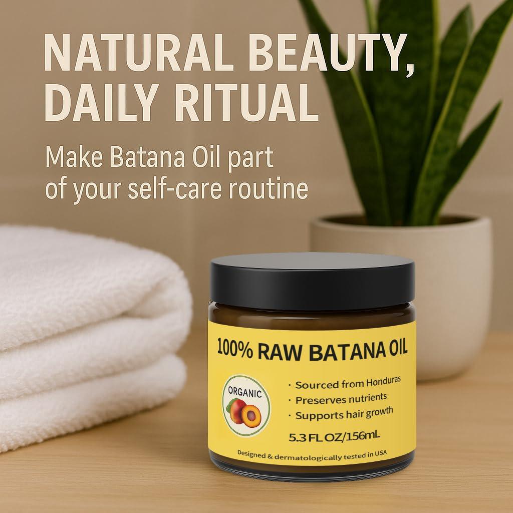 EverBliss New Batana Oil for Hair Growth - Dr. Sebi's Organic Batana Oil 100% Pure For Hair Regrowth, Repair Split Ends,Prevent Hair Loss, Natural Thickening Treatment for Men/Women - Image 7