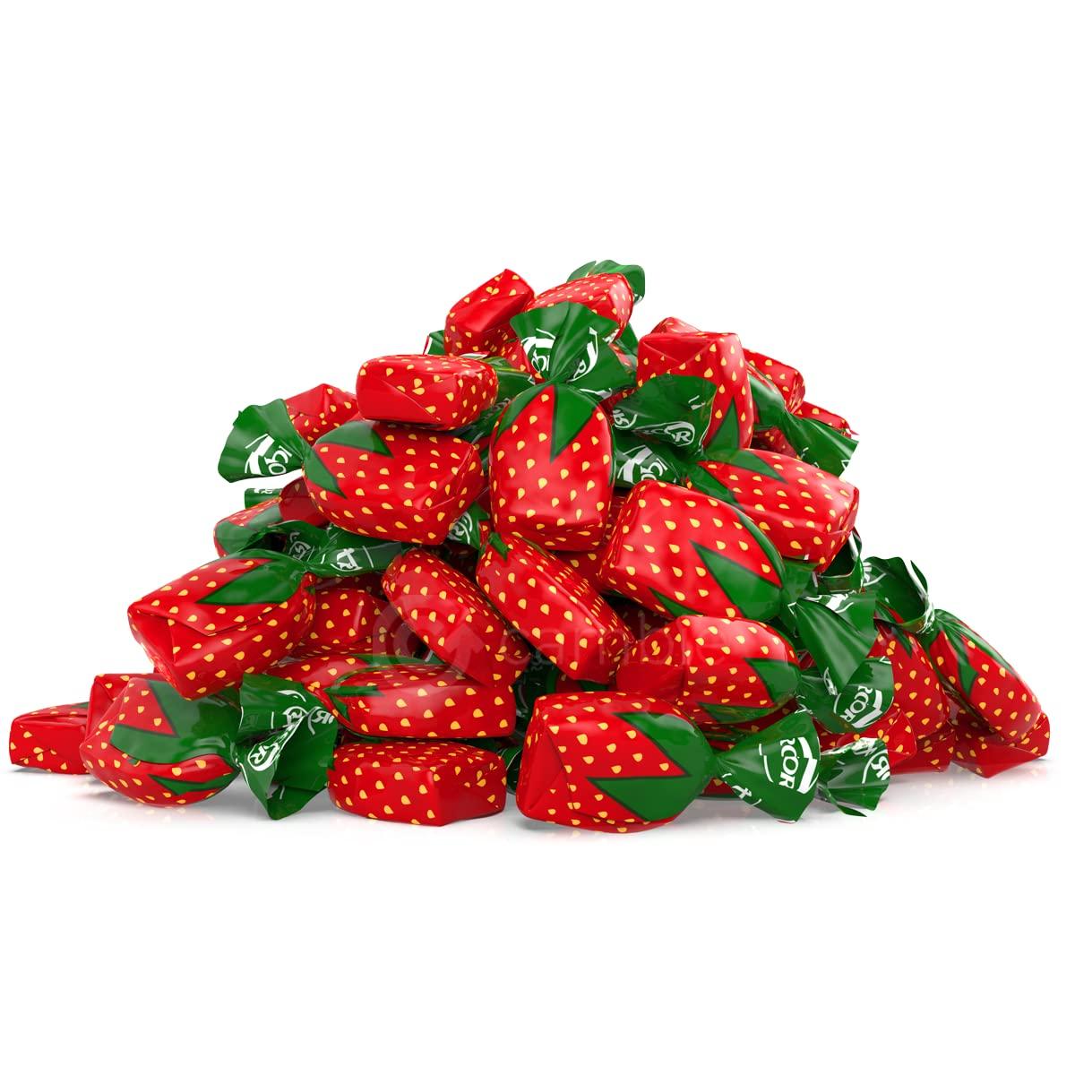 Strawberry Hard Candy Individually Wrapped by Cambie, 2 lbs of Strawberry Candy with a Deliciously Sweet Hard Exterior with a Soft, Fruit-Filled Center - Image 8