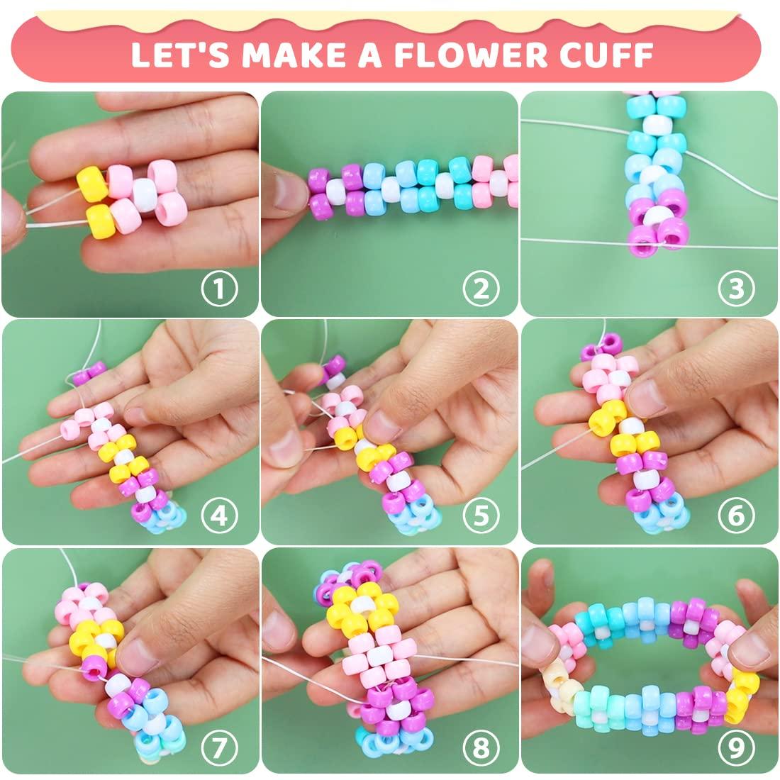 1000 Macaron Candy Pony Beads, Beads for Crafts, Hair Beads, Beading Supplies, Beads for Jewelry Making - Image 5