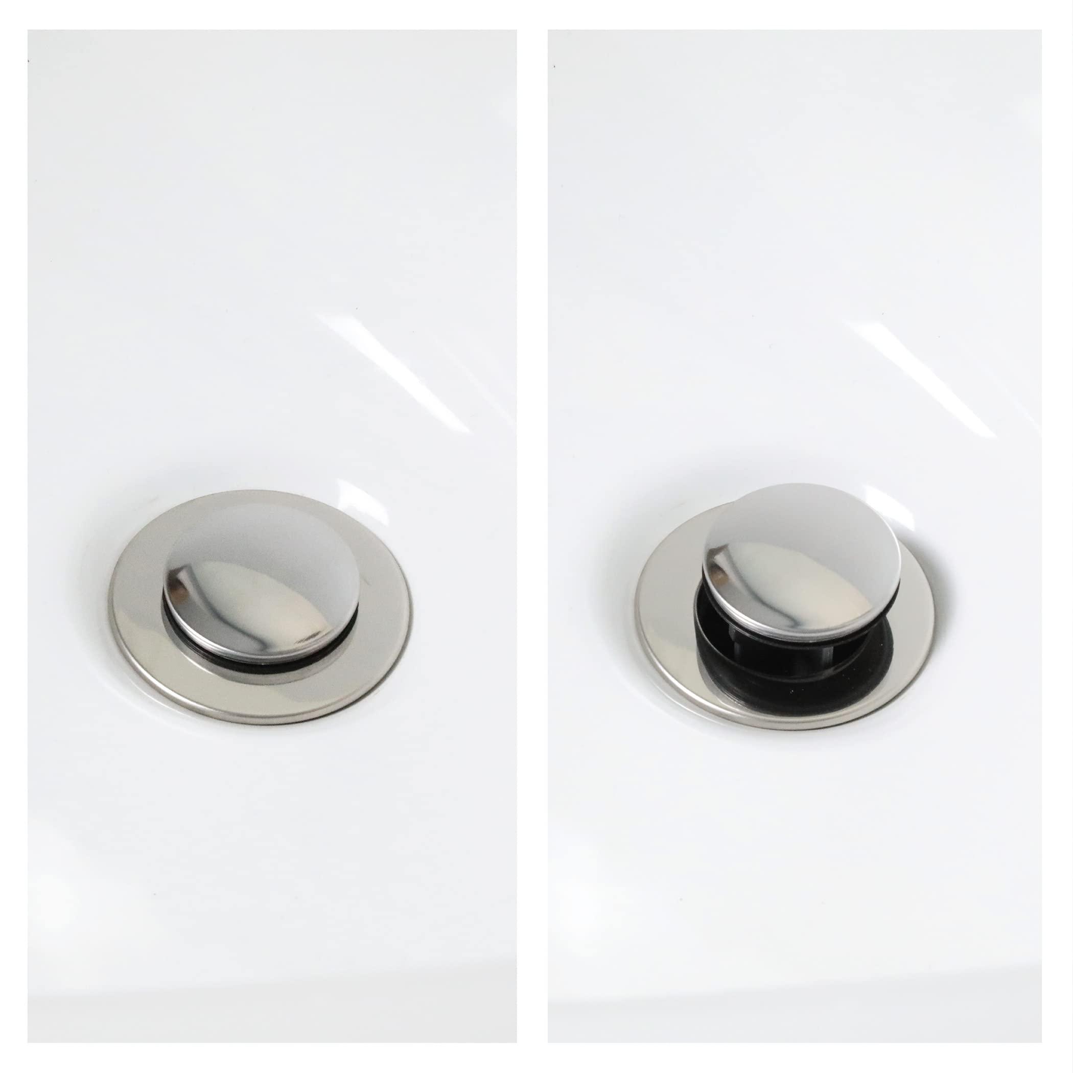 Bathroom Sink Pop-up Stopper Replacement for Lavatory Pop-up Drain Assembly, Chrome, 11041 - Image 4
