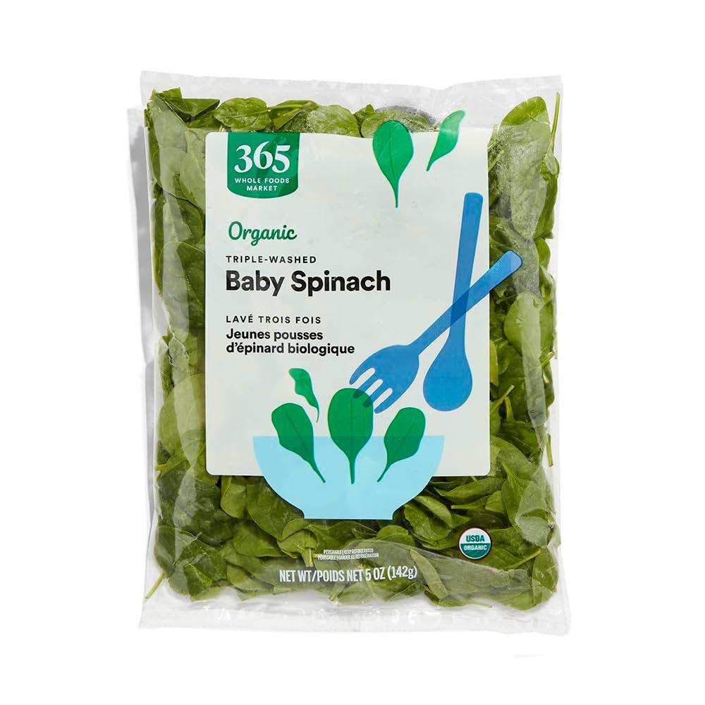 365 by Whole Foods Market, Organic Baby Spinach, 5 oz