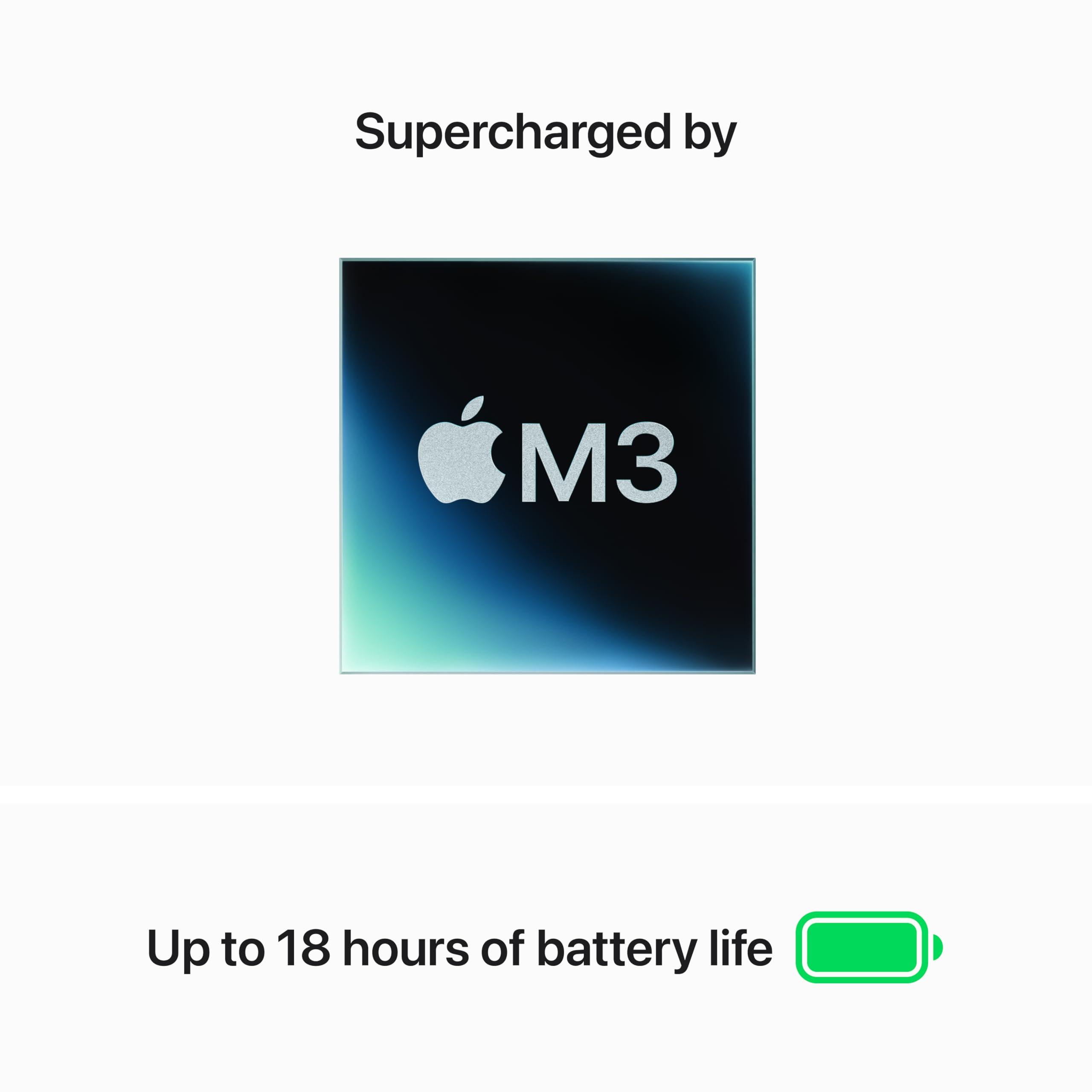 Apple 2024 MacBook Air 13-inch Laptop with M3 chip: Built for Apple Intelligence, 13.6-inch Liquid Retina Display, 16GB Unified Memory, 512GB SSD Storage, Backlit Keyboard, Touch ID; Starlight - Image 3