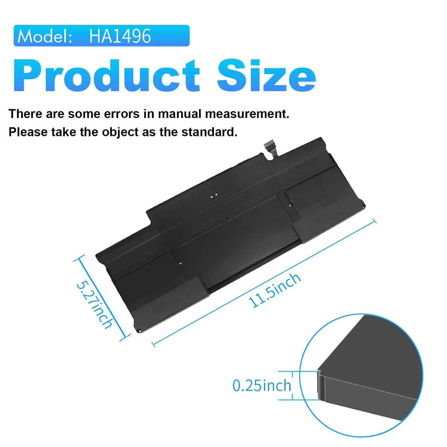 ZAYAUPVL A1466 Battery Replacement for MacBook Air 13 inch A1466 (2017,Early 2015 2014,Mid 2013 2012),A1369 (Late 2010,Mid 2011),for Apple MacBook Air A1496 A1377 A1405 Battery(EMC:2925,2632,2469) - Image 3
