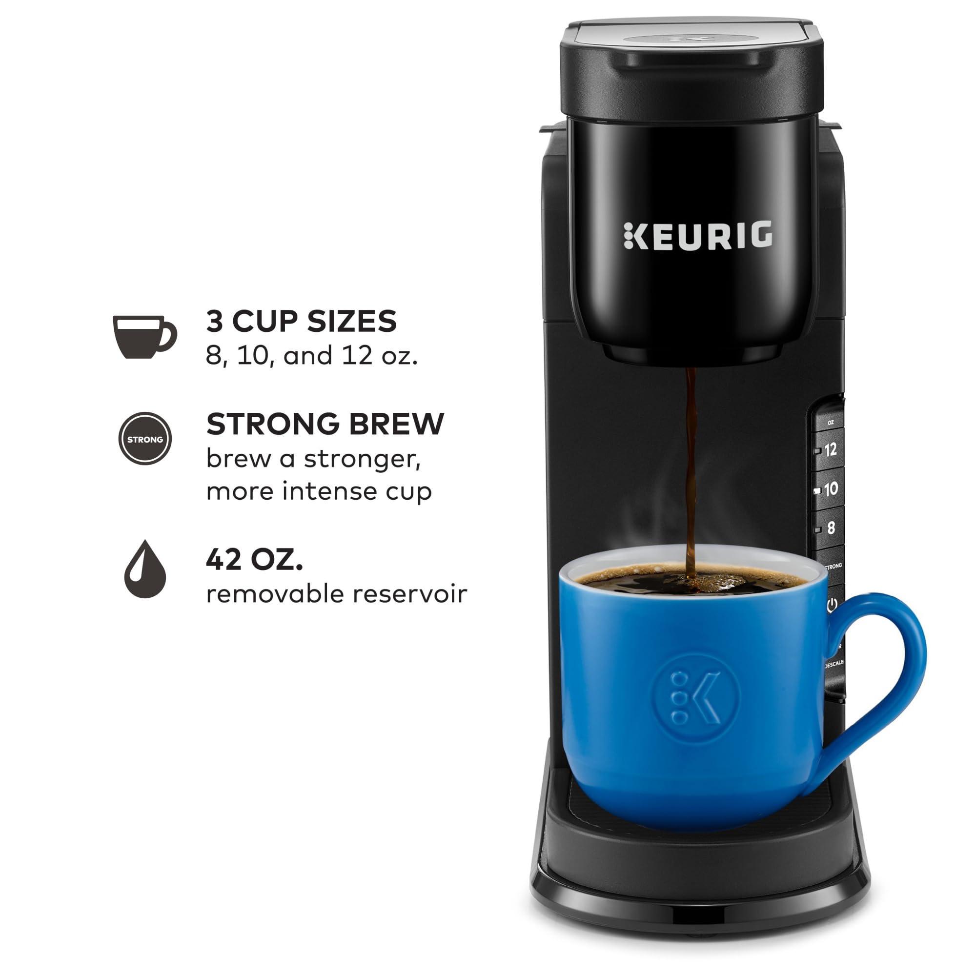 Keurig K-Express Single Serve K-Cup Pod Coffee Maker, 3 Brew Sizes, Strong Button Feature, 42oz Removable Reservoir, Black - Image 3
