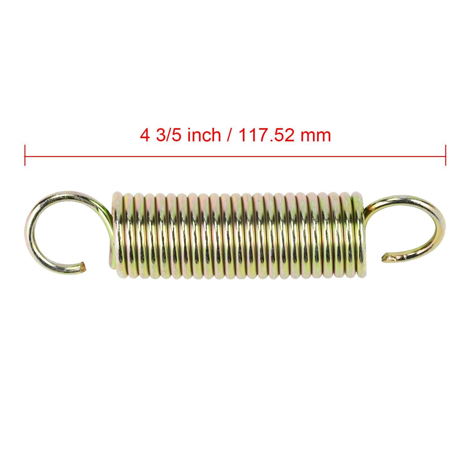 Disenparts 1-603402 Idler Arm Extension Spring 1603402 4-1/2" Long Compatible with Toro Exmark Lawn Mower Lazer Z AC MX ZX LC Replaces E603402 103-3324 285-632 - Image 2