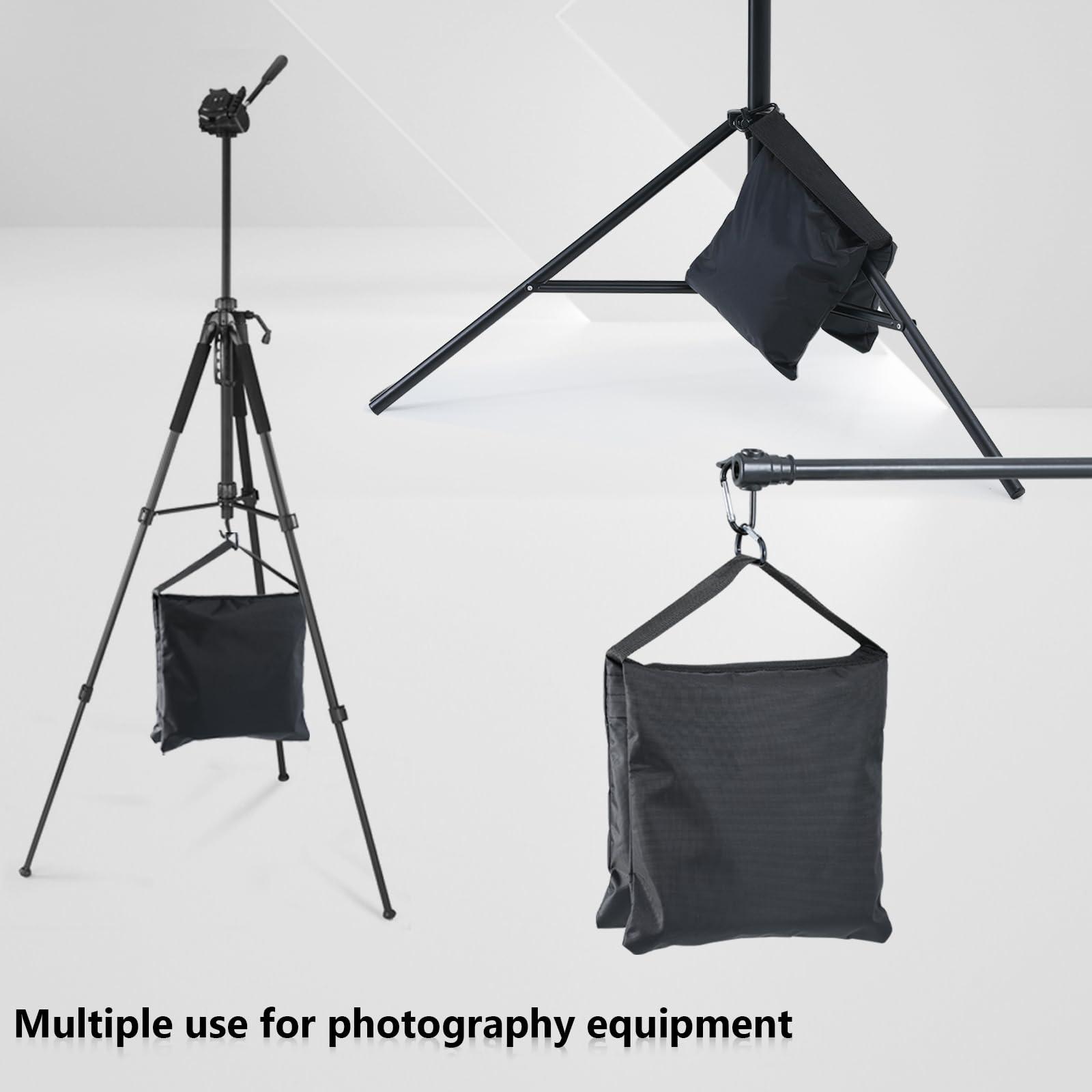 ABCCANOPY Photography Sandbag for Video Stand, Heavy Duty Weight Bags for Light Tripod, Camping Chair, 4 Packs (Black) - Image 5