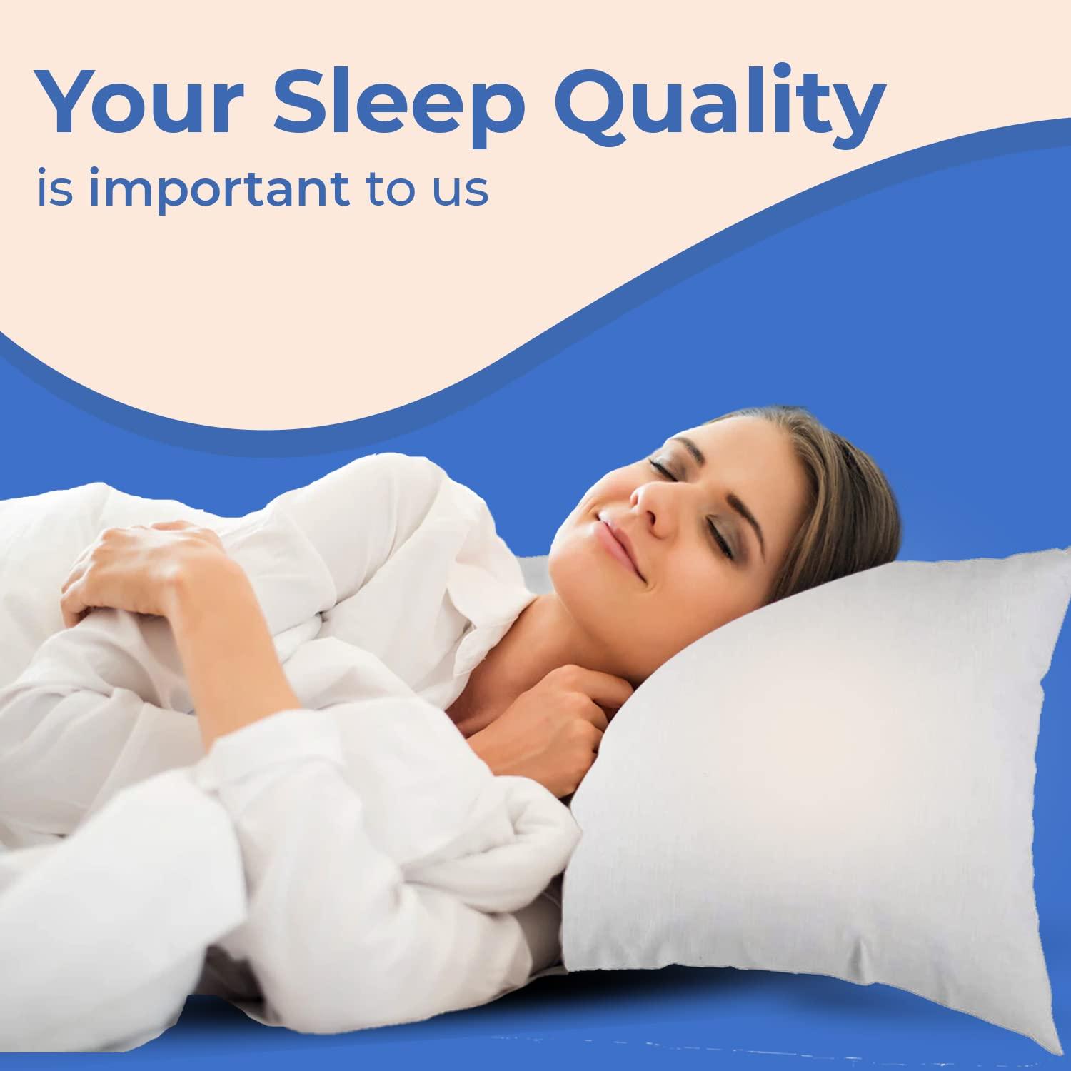 Firm Goose Down Pillow 2 Pack King Size 36 Ounce 20x36 Inch RDS Certified Fine Cotton Shell - Made in USA - Firm White Down Pillow - Image 5