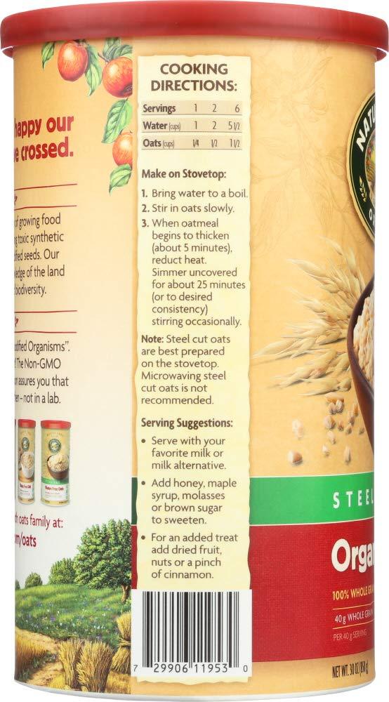 Country Choice Organic Irish Steel Cut Oats, 30-Ounce Canisters (Pack of 6) - Image 2