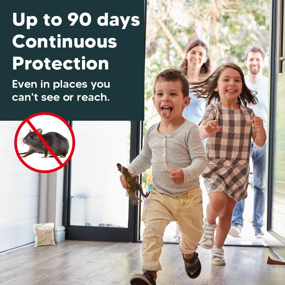 NJKPUYT Rodent Repellent Pouches, Rat Repellent, Mouse Repellant, Natural Mice Repellant Indoor, Peppermint Oil to Repel Mice and Rats,Rat Deterrent, Keep Mice Away, Powerfully&Effectively-8P - Image 4