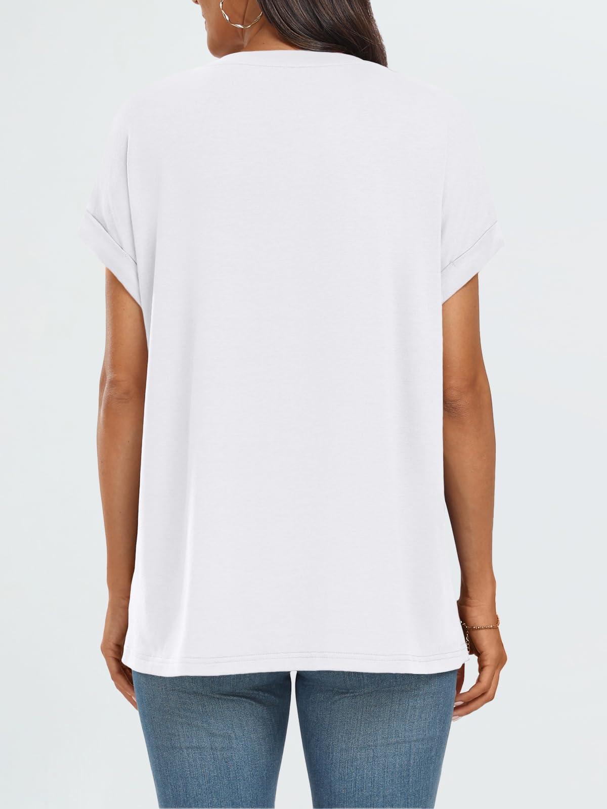 AUTOMET Womens Summer Tops Oversized Short Sleeve Business Casual T Shirts Trendy Fashion Clothes Spring Outfits 2025 - Image 5