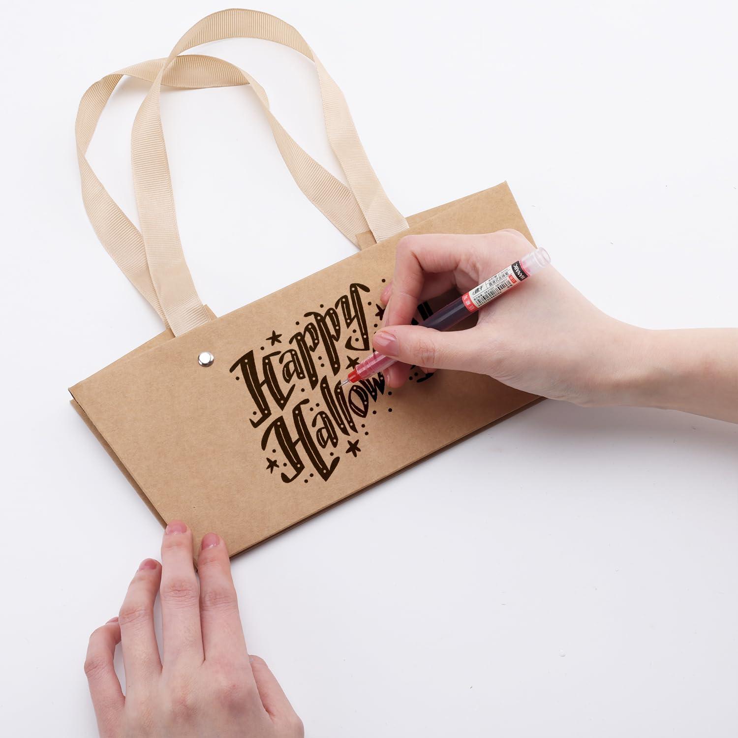 5 Pcs Brown Basket for Gifts Empty DIY Bulk Party Gift Basket Kit with Handles with 5 Bag 5 Bow Market Tray for Gift Packages Wrapping Anniversary Birthday Wedding Party Gift(9.8 x 6.7 x 4.3 In) - Image 5