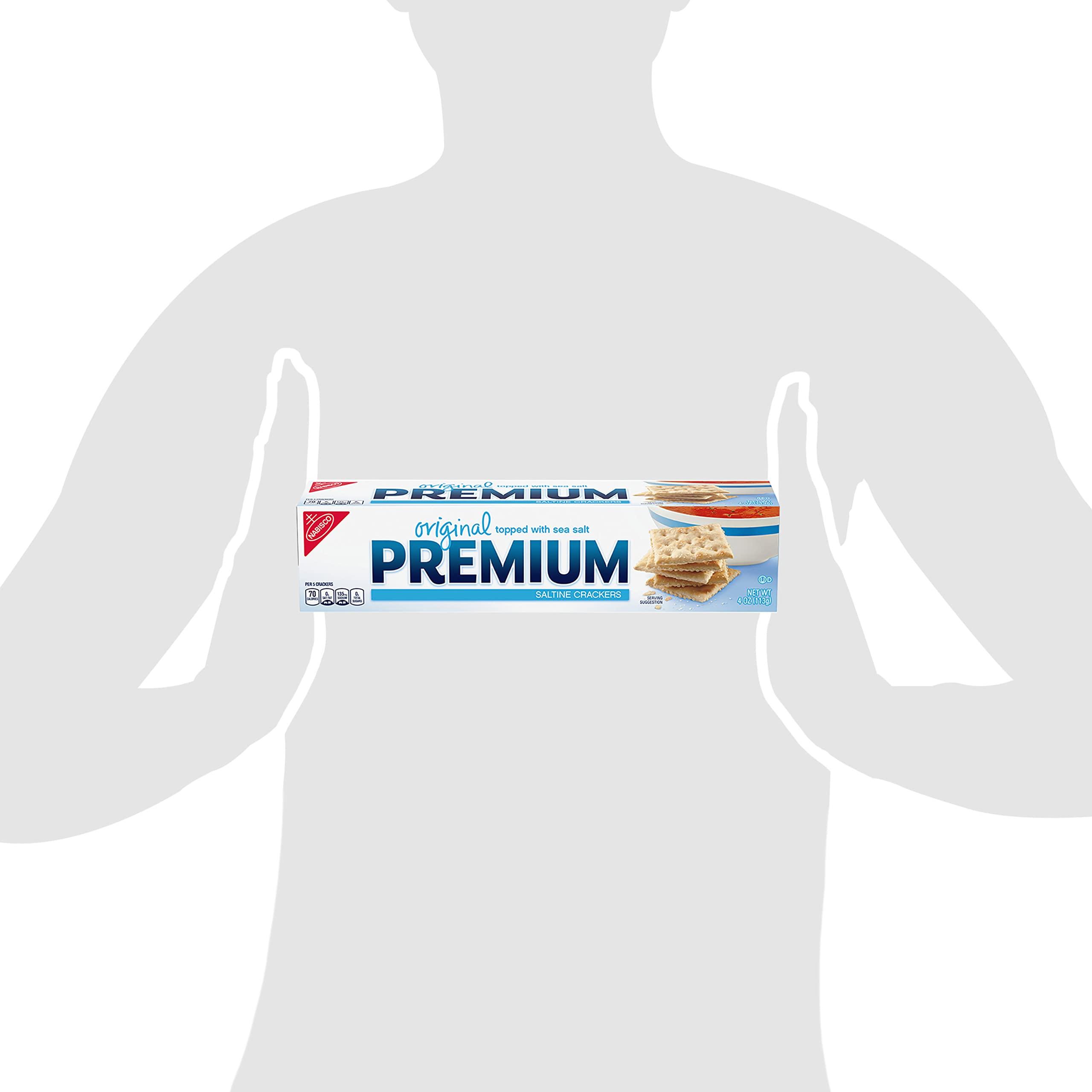 Premium Original Saltine Crackers, Lunch Snacks, Bulk Snacks, 12 - 4 oz Boxes - Image 5