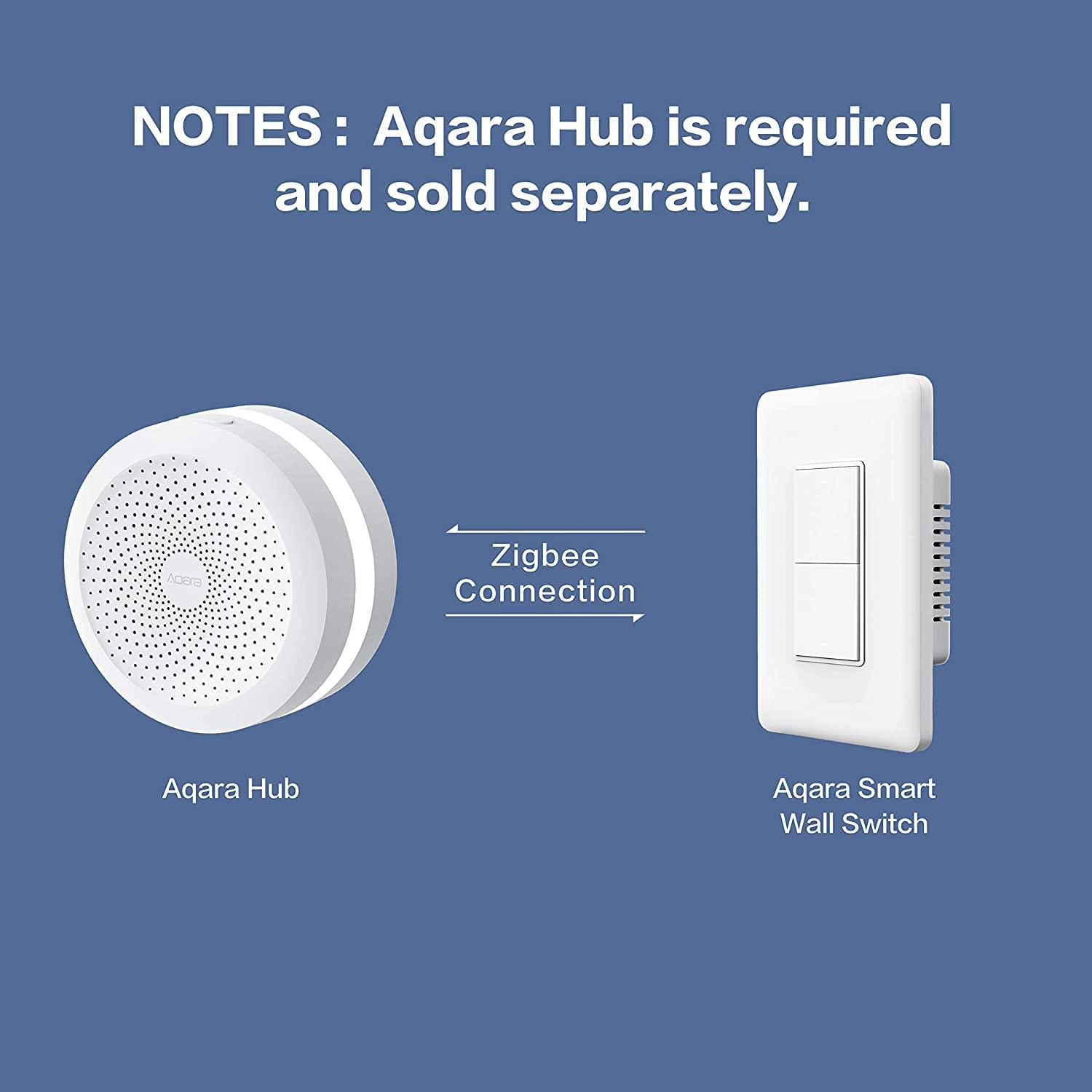 Aqara Smart Light Switch (No Neutral, Single Rocker), Requires AQARA HUB, Zigbee Light Switch, Remote Control and Smart Home Automation, Compatible with HomeKit, Google, Works with Alexa, SmartThings - Image 6