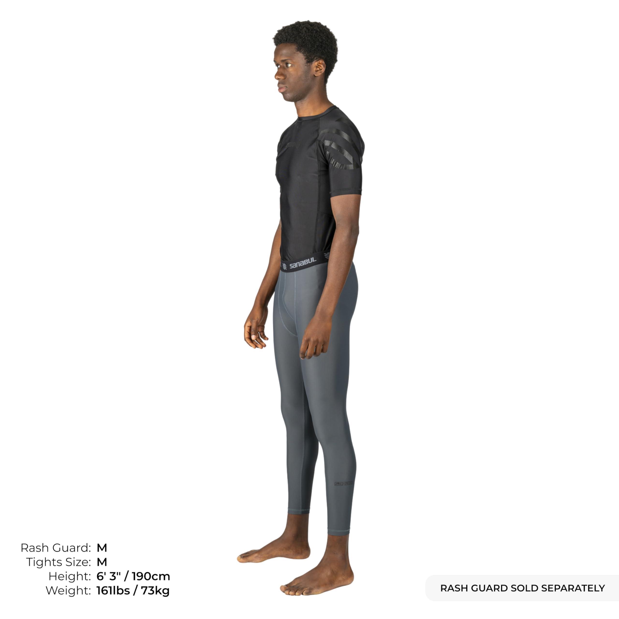 Sanabul Essential Compression Tights Men No Gi Jiu Jitsu Spats - Image 4