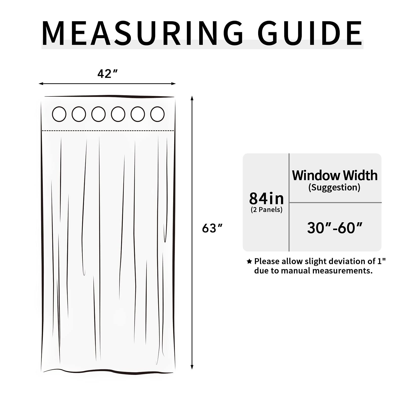 Easy-Going Blackout Curtains for Bedroom, Solid Thermal Insulated Grommet and Noise Reduction Window Drapes, Room Darkening Curtains for Living Room, 2 Panels(42x63 in, Gray) - Image 2