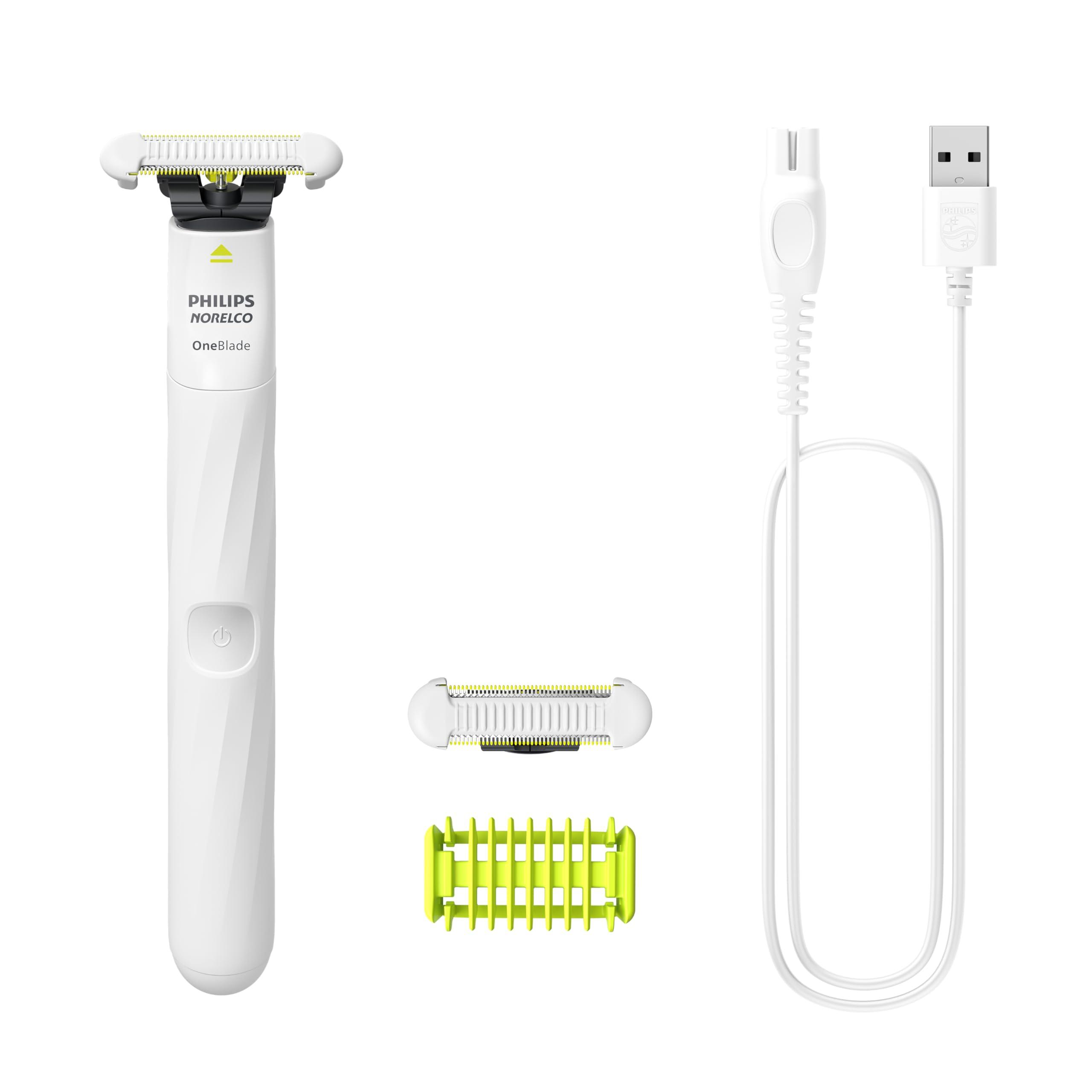 Philips Norelco OneBlade Intimate, Designed for Pubic Grooming, Trim & Shave with Extra Skin Protection, Waterproof, Model QP1924/70 - Image 4