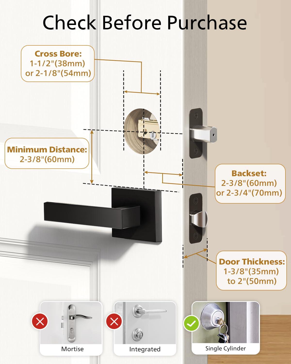 Philips Fingerprint Keyless Entry Door Lock with App Control, Front Door Smart Lock Deadbolt, 9Months Battery, IP53 Waterproof, BHMA Grade 3-Satin Nickel - Image 9