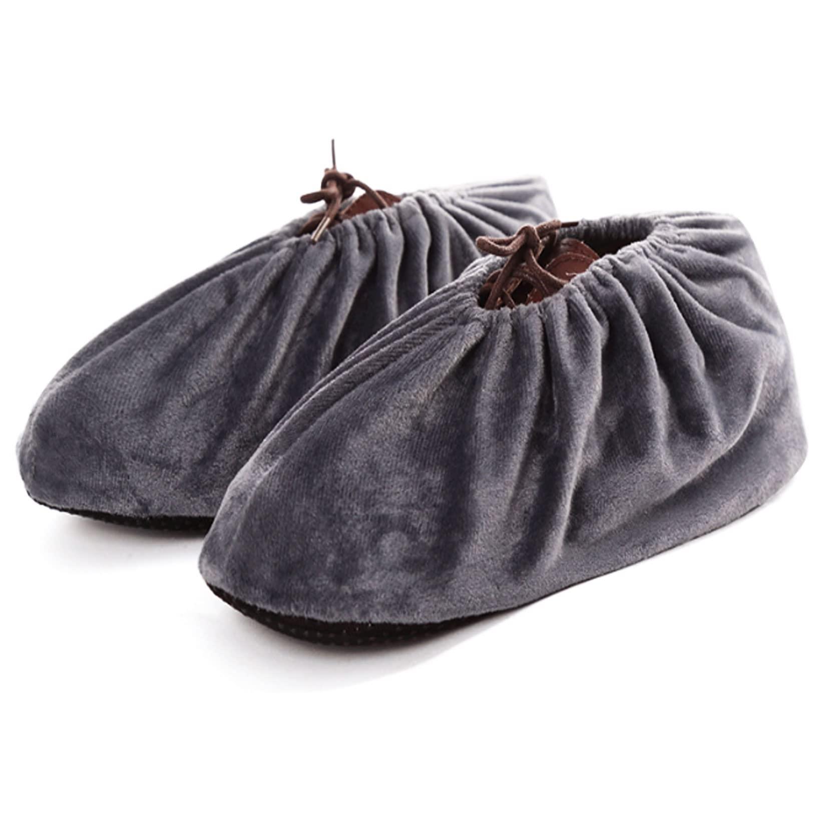 Markeny Reusable Shoe Covers Washable, 4 Pairs Non Skid and Washable for Men Women for Household Thickened Boot Covers - Image 8
