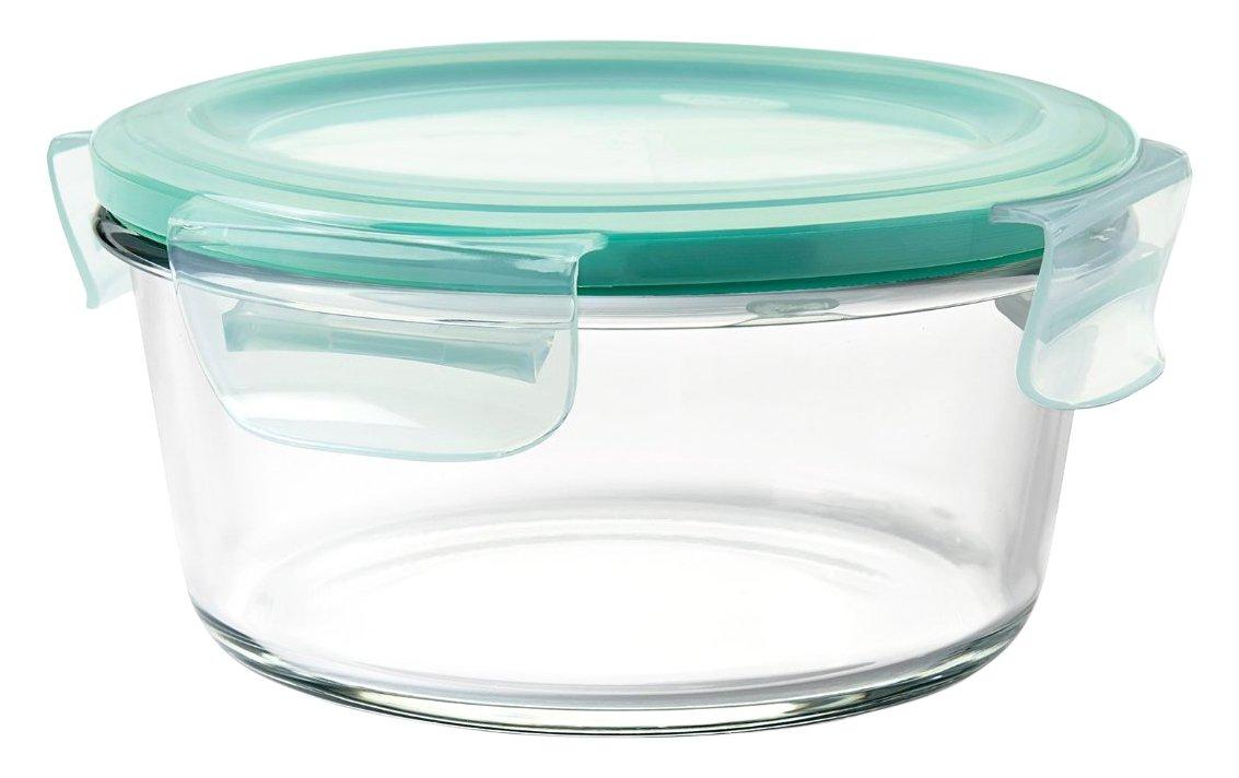 OXO Good Grips 4 Cup Smart Seal Leakproof Glass Round Airtight Food Storage Container - Image 1