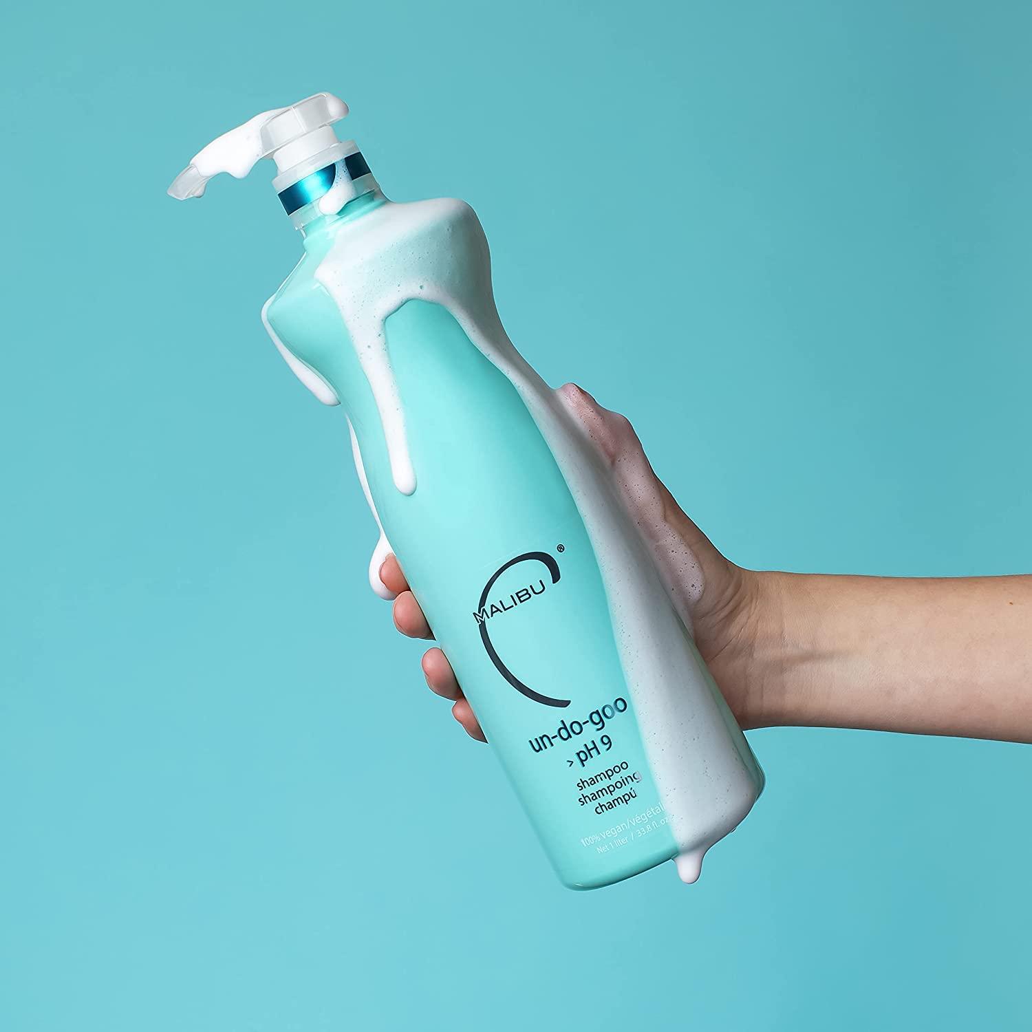 Malibu C Un-Do-Goo Clarifying Shampoo - Removes Product Build Up and Resins from Hair - Shine Restoring, Sulfate-Free Cleanser - Image 6